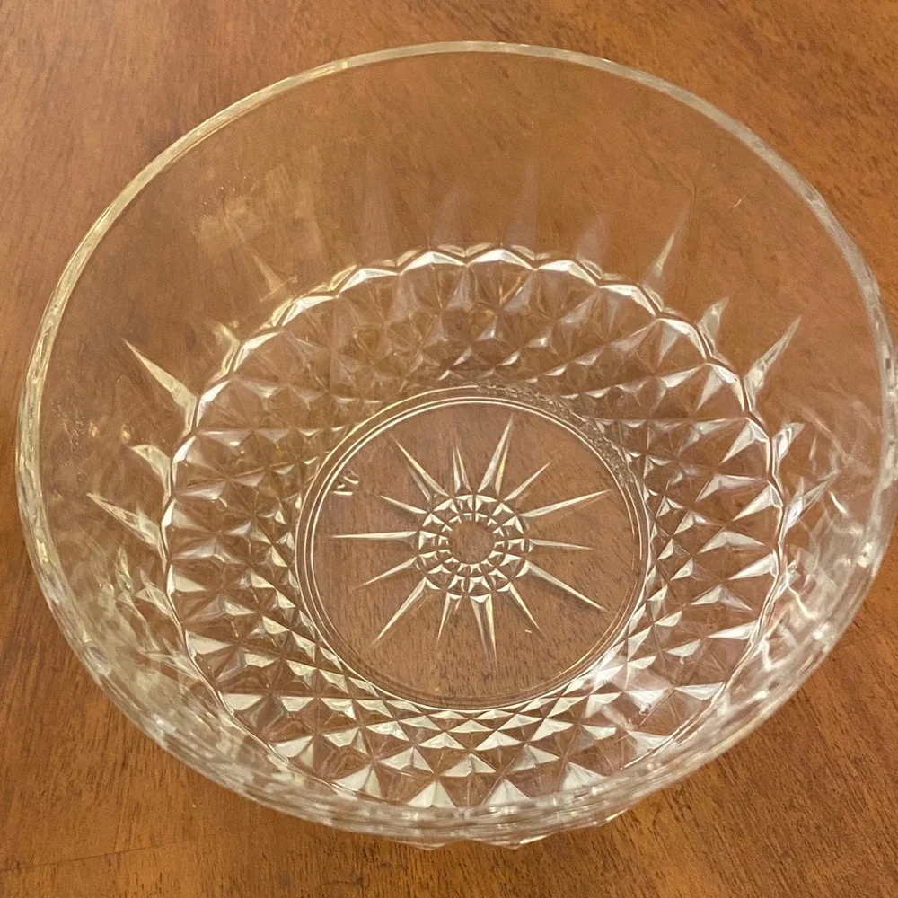 Arcoroc Diamant Glass Vintage Dessert Bowls set of two